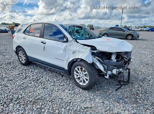 3GNAXHEV8MS166615 2021 CHEVROLET EQUINOX White Передня права чверть