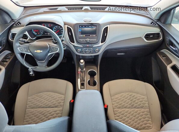 3GNAXHEVXMS107971 2021 CHEVROLET EQUINOX White Widok deski rozdzielczej
