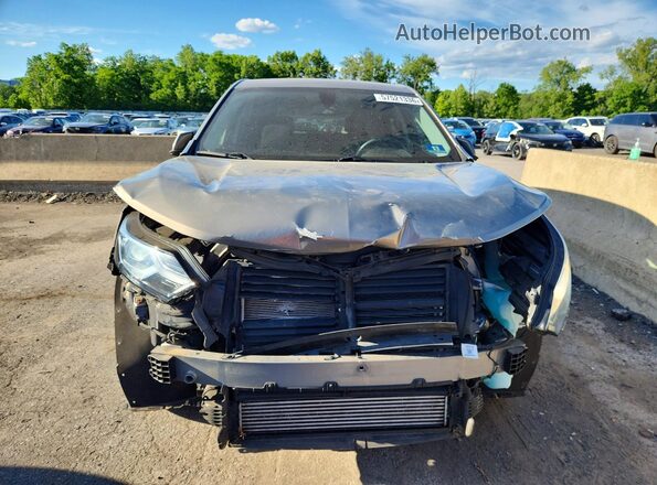 3GNAXJEV2JS649410 2018 CHEVROLET EQUINOX Gray წინა ხედი