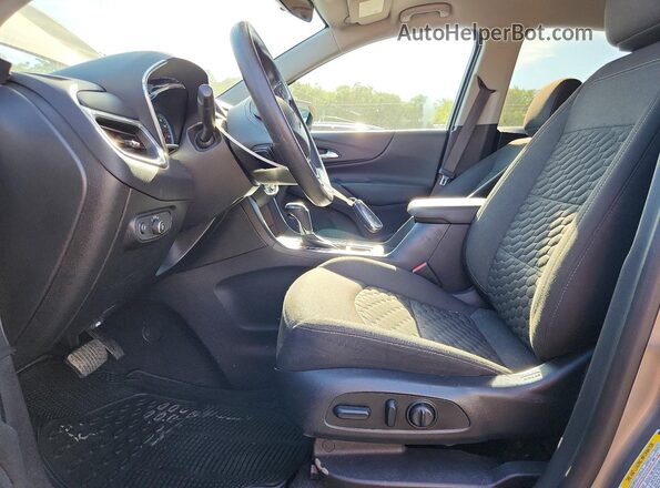 3GNAXJEV2JS649410 2018 CHEVROLET EQUINOX Gray წინა სალონის ხედი