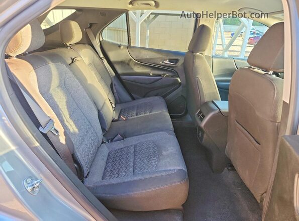 3GNAXKEG6PS174313 2023 CHEVROLET EQUINOX Silver Rear seats view