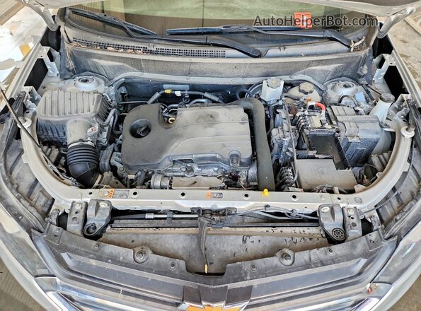 3GNAXKEV4MS104366 2021 CHEVROLET EQUINOX Silver Vista del compartimento del motor