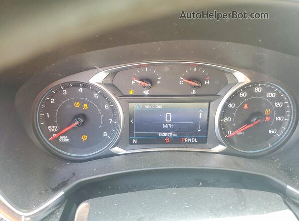 3GNAXKEV8LS516076 2020 CHEVROLET EQUINOX Серый Вид щитка приборов