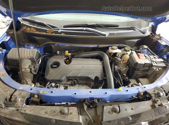 3GNAXLEGXSL143719 2025 CHEVROLET EQUINOX Blue Engine compartment view