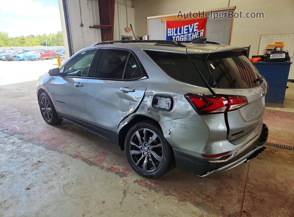 3GNAXMEG7PL221578 2023 CHEVROLET EQUINOX Silver Trasero izquierdo
