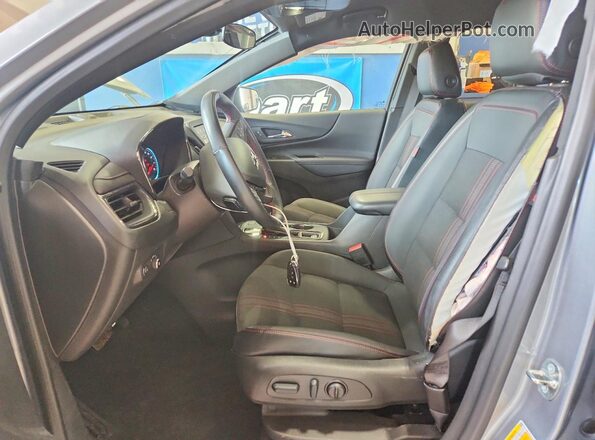 3GNAXMEG7PL221578 2023 CHEVROLET EQUINOX Silver Vista interior delantera
