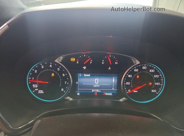 3GNAXMEG7PL221578 2023 CHEVROLET EQUINOX Silver Vista del cuadro de instrumentos