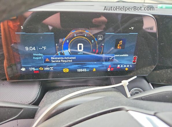 3GNAXPEG2TL245458 2026 CHEVROLET EQUINOX Blue Instrument cluster view