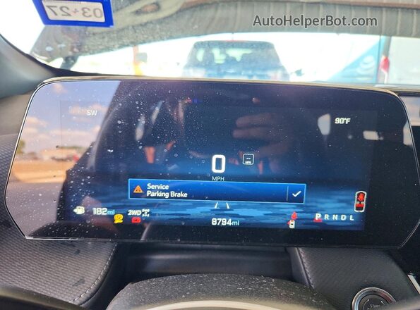 3GNAXPEG2TL459866 2026 CHEVROLET EQUINOX Black Вид щитка приладів