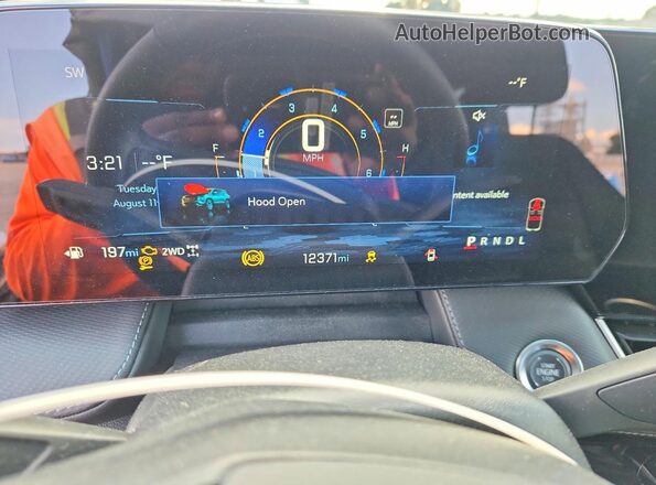 3GNAXPEG3SL218428 2025 CHEVROLET EQUINOX Silver Instrument cluster view