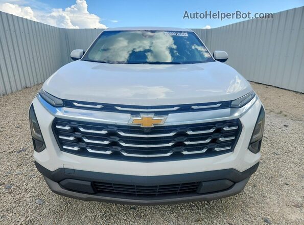 3GNAXPEG7SL323389 2025 CHEVROLET EQUINOX White წინა ხედი