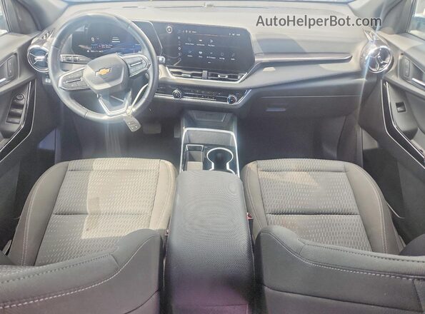 3GNAXPEG7SL323389 2025 CHEVROLET EQUINOX White წინა პანელის ხედი