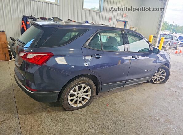 3GNAXREV1JS644486 2018 CHEVROLET EQUINOX Blue Trasero derecho