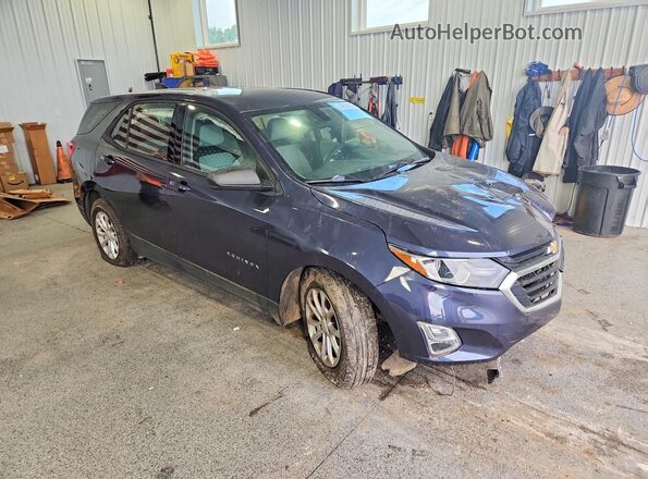 3GNAXREV1JS644486 2018 CHEVROLET EQUINOX Blue Delantero derecho