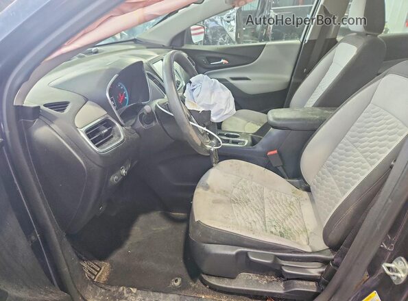 3GNAXREV1JS644486 2018 CHEVROLET EQUINOX Blue Vista interior delantera
