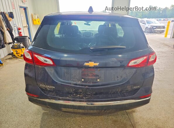 3GNAXREV1JS644486 2018 CHEVROLET EQUINOX Blue Vista trasera