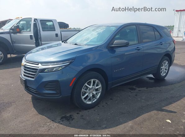 3GNAXSEG2RL174581 2024 CHEVROLET EQUINOX Blue Передня ліва чверть