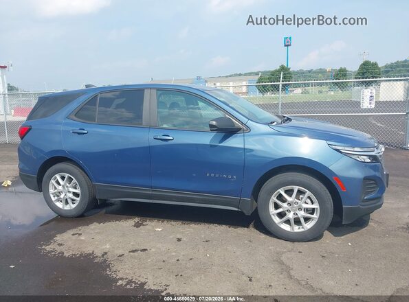 3GNAXSEG2RL174581 2024 CHEVROLET EQUINOX Blue Вид задньої частини салону