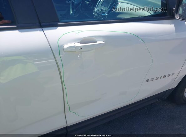 3GNAXSEV1MS157302 2021 CHEVROLET EQUINOX White Widok z przodu