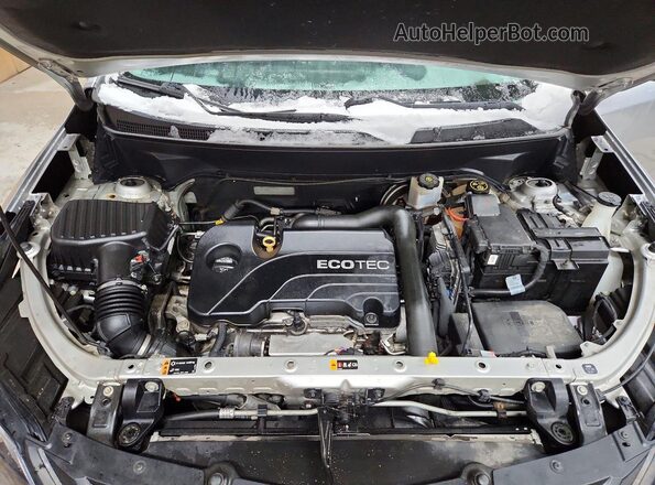 3GNAXSEV2JS596701 2018 CHEVROLET EQUINOX Silver Вид підкапотного простору