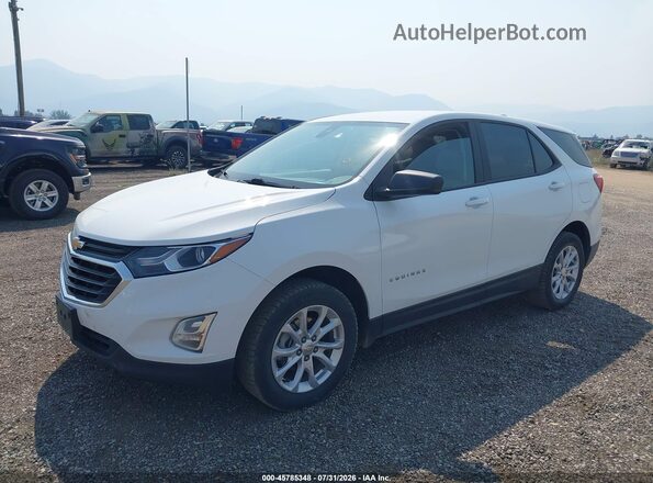 3GNAXSEV2LS685381 2020 CHEVROLET EQUINOX White Przód lewy