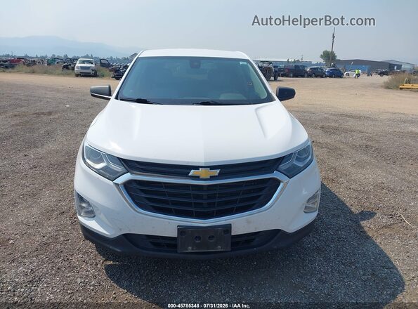 3GNAXSEV2LS685381 2020 CHEVROLET EQUINOX White Widok zestawu wskaźników
