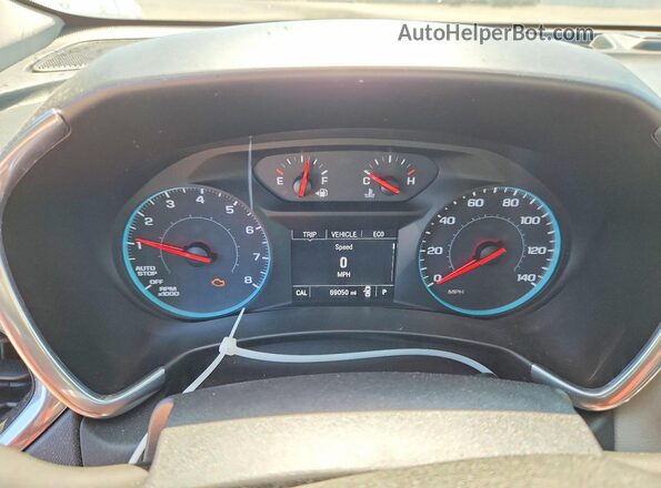 3GNAXSEV7JS500755 2018 CHEVROLET EQUINOX Brown Instrument cluster view