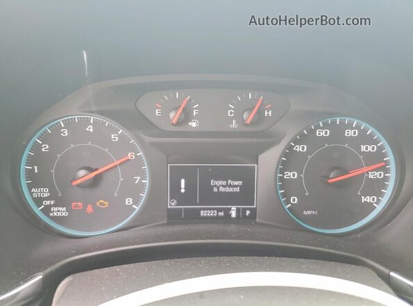 3GNAXSEV7NS159802 2022 CHEVROLET EQUINOX Белый Вид щитка приборов