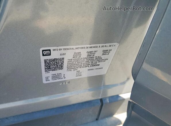 3GNAXTEG5PL159009 2023 CHEVROLET EQUINOX Gray Engine compartment view
