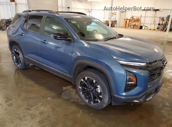 3GNAXTEGXSL180138 2025 CHEVROLET EQUINOX Blue Delantero derecho
