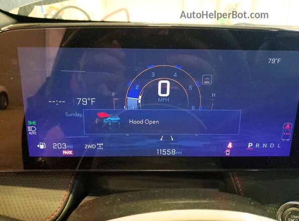 3GNAXTEGXSL180138 2025 CHEVROLET EQUINOX Blue Vista del cuadro de instrumentos