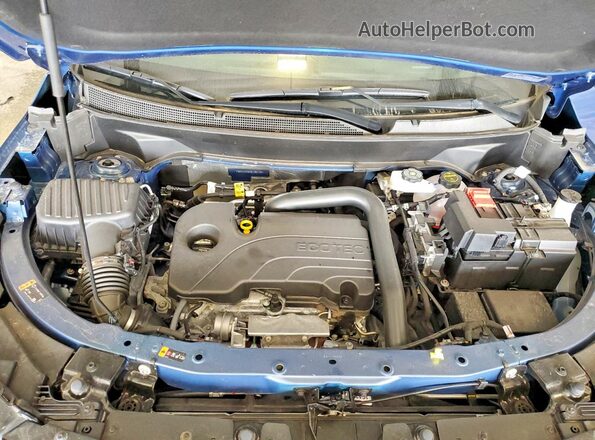 3GNAXTEGXSL180138 2025 CHEVROLET EQUINOX Blue Vista del compartimento del motor