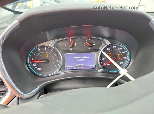 3GNAXUEG1PL119984 2023 CHEVROLET EQUINOX Blue Սարքավորումների վահանակի տեսք