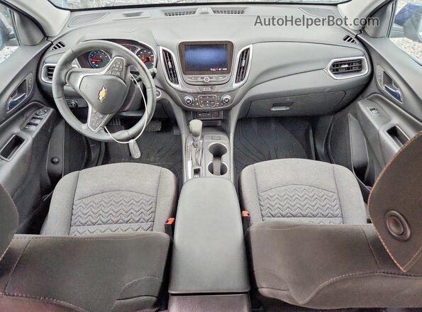 3GNAXUEG1PL119984 2023 CHEVROLET EQUINOX Blue Առջևի վահանակի տեսք