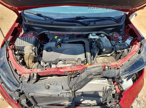 3GNAXUEG3PS128451 2023 CHEVROLET EQUINOX Темно-бордовый Вид подкапотного пространства