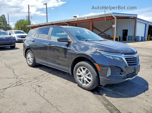 3GNAXUEG5PL189357 2023 CHEVROLET EQUINOX Черный Передняя правая четверть