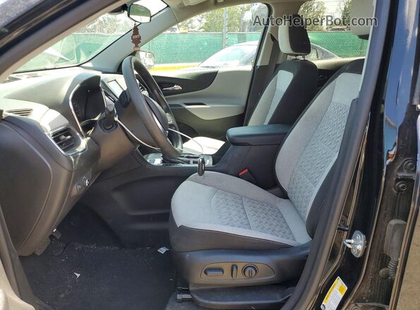 3GNAXUEG5PL189357 2023 CHEVROLET EQUINOX Черный Вид салона спереди