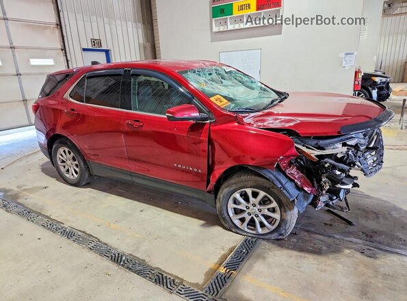 3GNAXUEV3KS677784 2019 CHEVROLET EQUINOX Красный Передняя правая четверть
