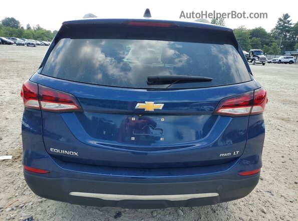 3GNAXUEVXNL164546 2022 CHEVROLET EQUINOX Синий Вид сзади