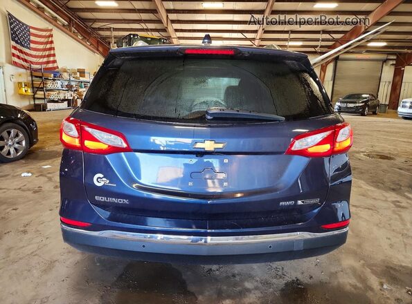 3GNAXVEV1JS536362 2018 CHEVROLET EQUINOX Blue Widok z tyłu