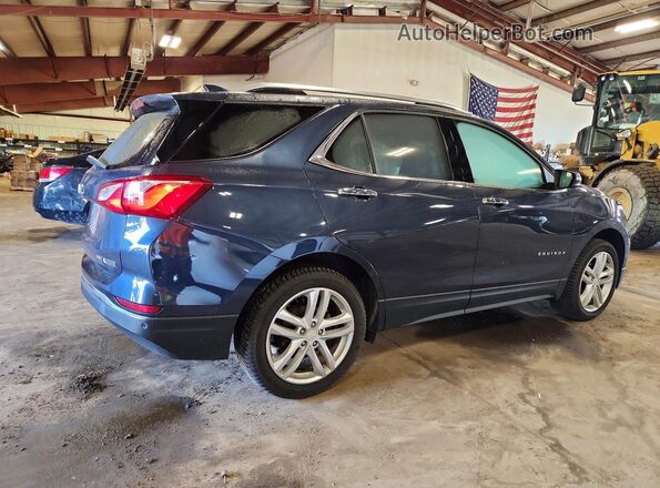 3GNAXVEV1JS536362 2018 CHEVROLET EQUINOX Blue Tył prawy