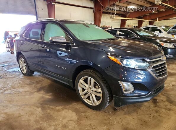 3GNAXVEV1JS536362 2018 CHEVROLET EQUINOX Blue Przód prawy
