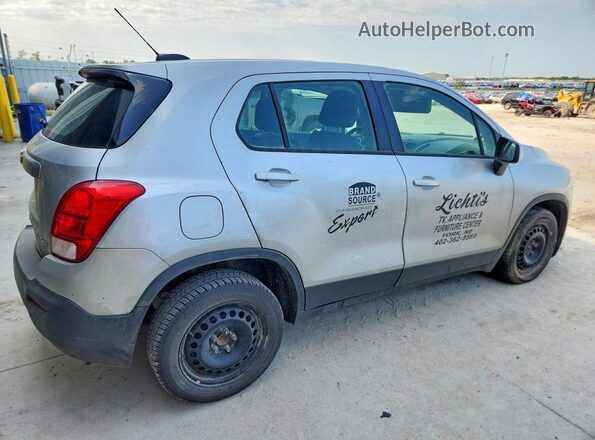 3GNCJKSB0GL243302 2016 CHEVROLET TRAX Silver Rear right