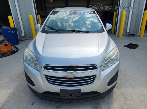 3GNCJKSB0GL243302 2016 CHEVROLET TRAX Silver Front view