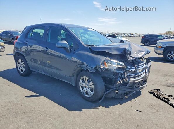 3GNCJKSB1GL149462 2016 CHEVROLET TRAX Gray Przód prawy