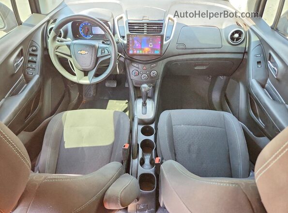 3GNCJKSB5GL267644 2016 CHEVROLET TRAX Gray Вид панелі приладів