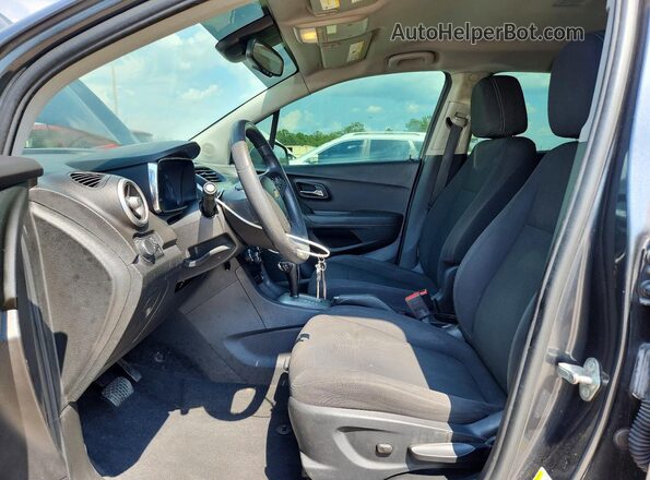 3GNCJKSB5GL267644 2016 CHEVROLET TRAX Gray Вид салону спереду