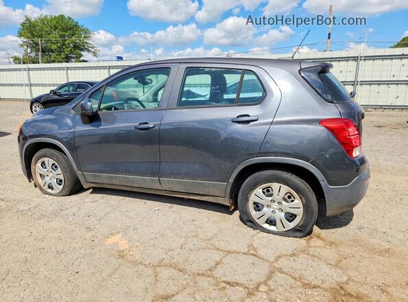3GNCJKSB8GL247730 2016 CHEVROLET TRAX Gray Rear left
