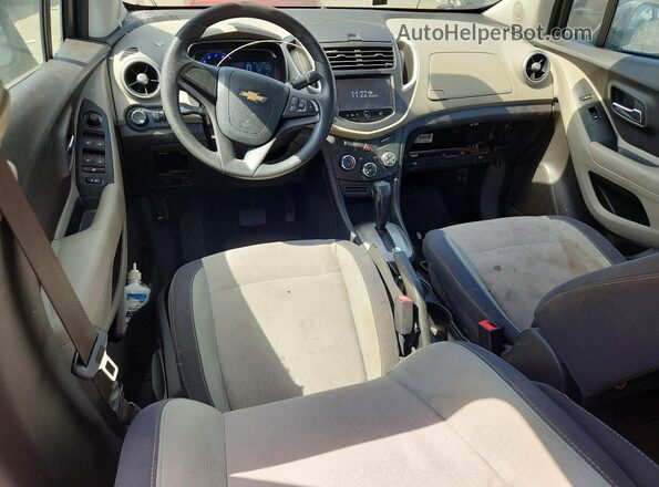 3GNCJKSB8GL247730 2016 CHEVROLET TRAX Gray Dashboard view