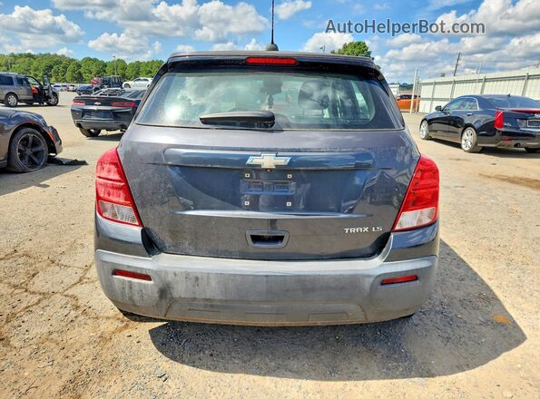 3GNCJKSB8GL247730 2016 CHEVROLET TRAX Gray Rear view